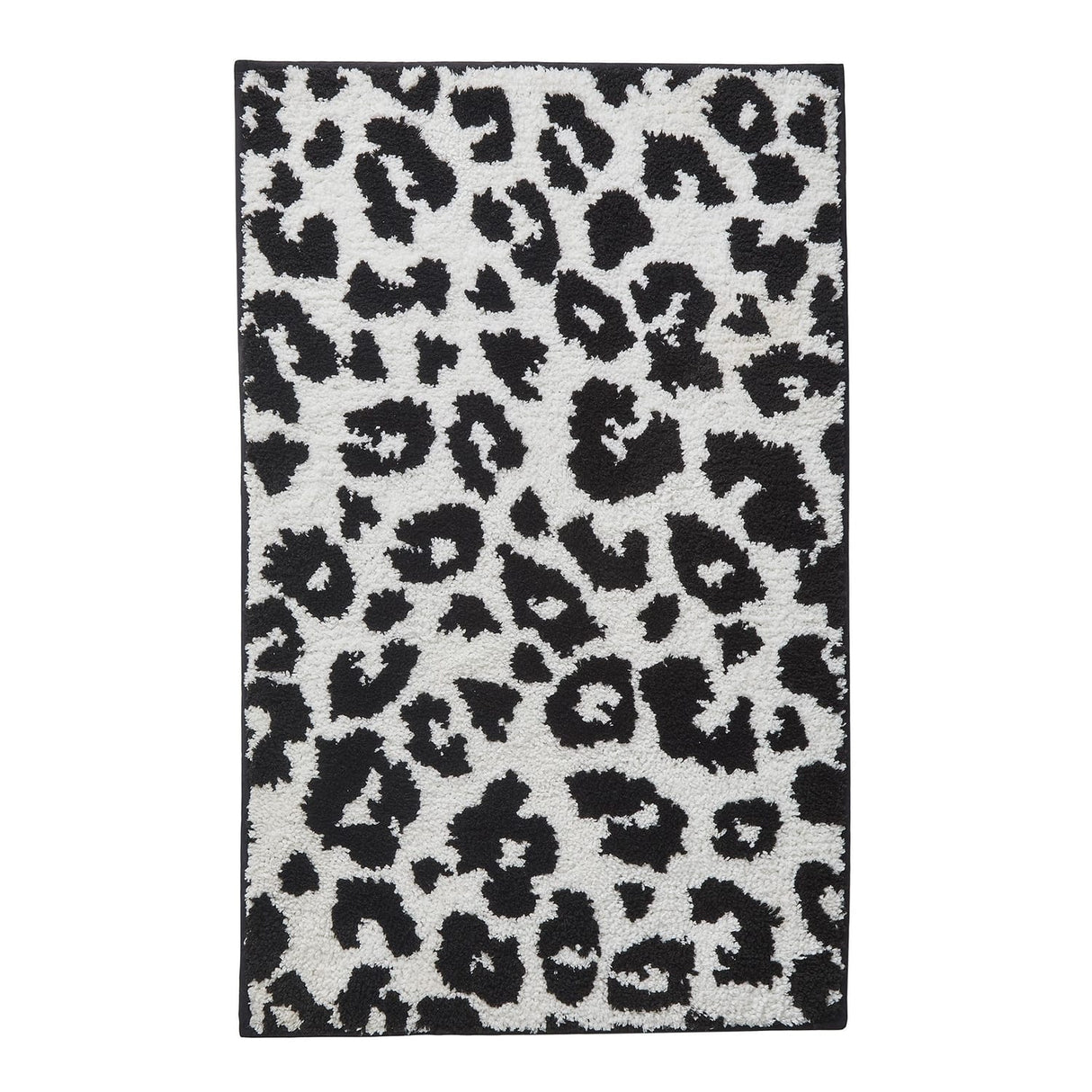 Grey Animal Print Bath Mat 50cm x 80cm - Animal Bath Mat In Black 50 X 80Cm 2
