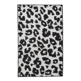 Grey Animal Print Bath Mat 50cm x 80cm - Animal Bath Mat In Black 50 X 80Cm 2
