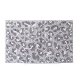 Grey Animal Print Bath Mat 50cm x 80cm - Animal Print Bath Mat In Grey 50 X 80Cm 2
