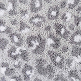 Grey Animal Print Bath Mat 50cm x 80cm - Animal Print Bath Mat In Grey 50 X 80Cm 3
