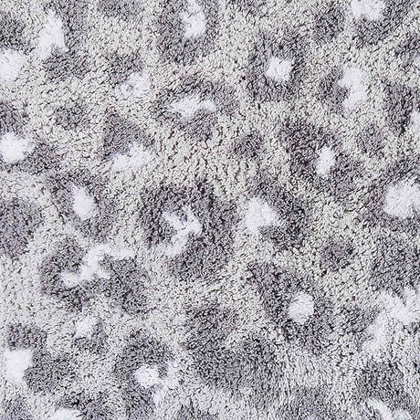 Grey Animal Print Bath Mat 50cm x 80cm - Animal Print Bath Mat In Grey 50 X 80Cm 3