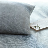 Anson Stripe Flannelette Brushed Cotton Duvet Cover Set - Green - Anson Stripe Duvet Cover Set In Green 3