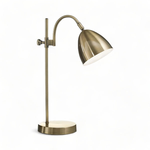 Antique Brass Adjustable Table Lamp 51cm