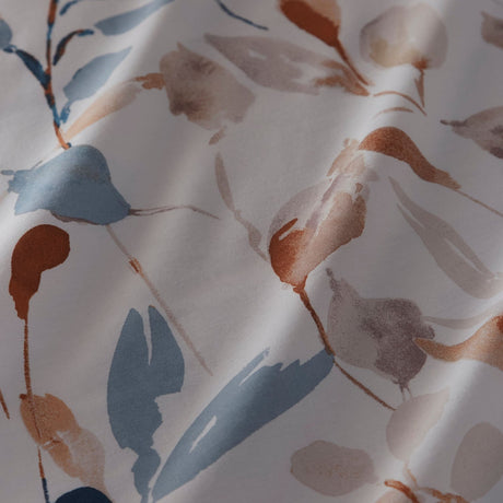 Anya Eco Sustainable Polycotton Duvet Cover Set - Anya Duvet Cover Set In Blue 3