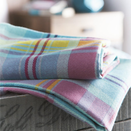 Hygge Applecross Check Flannelette Brushed Cotton Duvet Cover Set