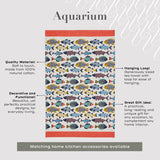 Ulster Weavers Aquarium 100% Cotton Tea Towel - Aquarium Cotton Tea Towel In Blue 4