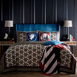 Laurence Llewelyn-Bowen Arcadia Red Scene Print Filled Cushion - Arcadia Cushion In Red 43 X 43Cm 5