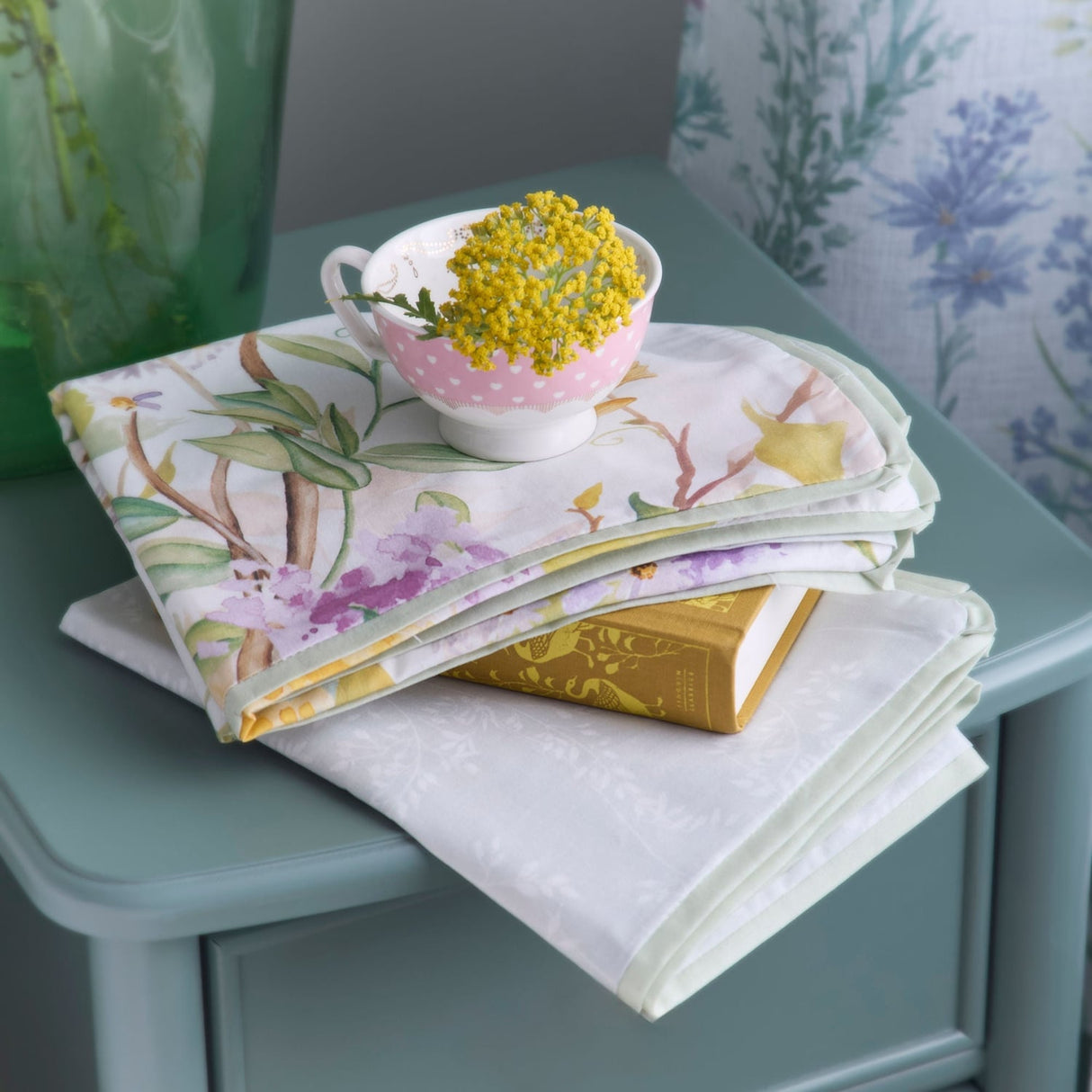 Arianna Cotton Duvet Cover Set - Natural - Arianna Duvet Cover Set In Natural 4