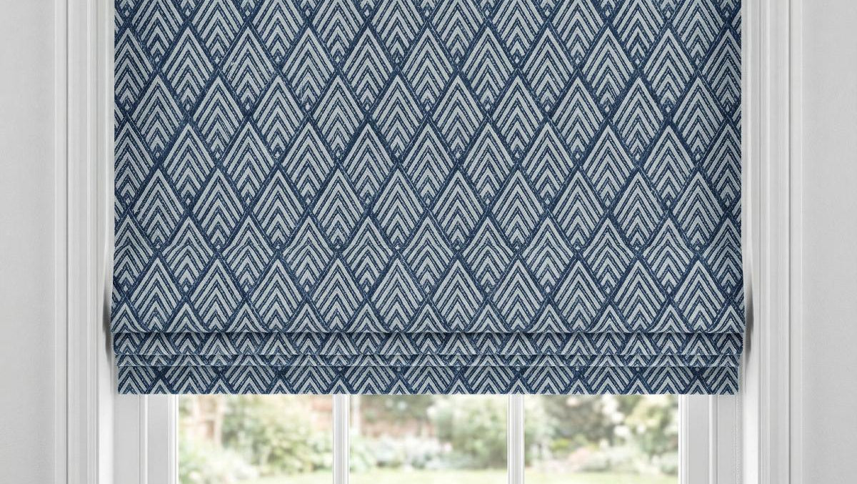 Asana Made to Measure Roman Blind Navy