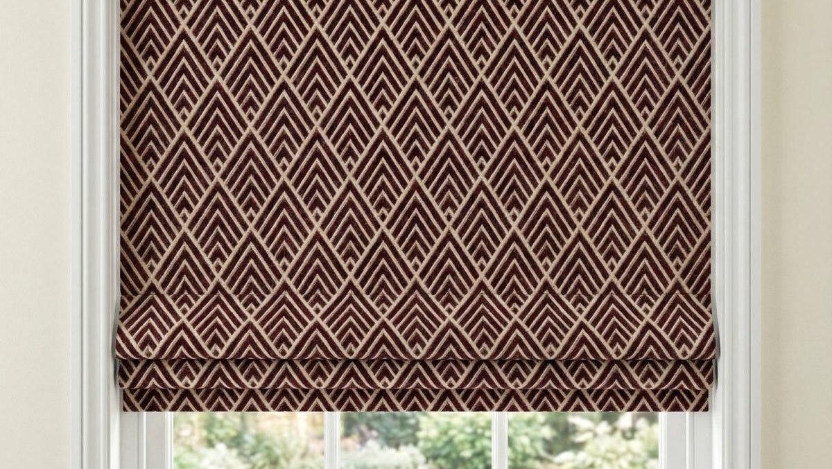 Asana Made to Measure Roman Blind Wine