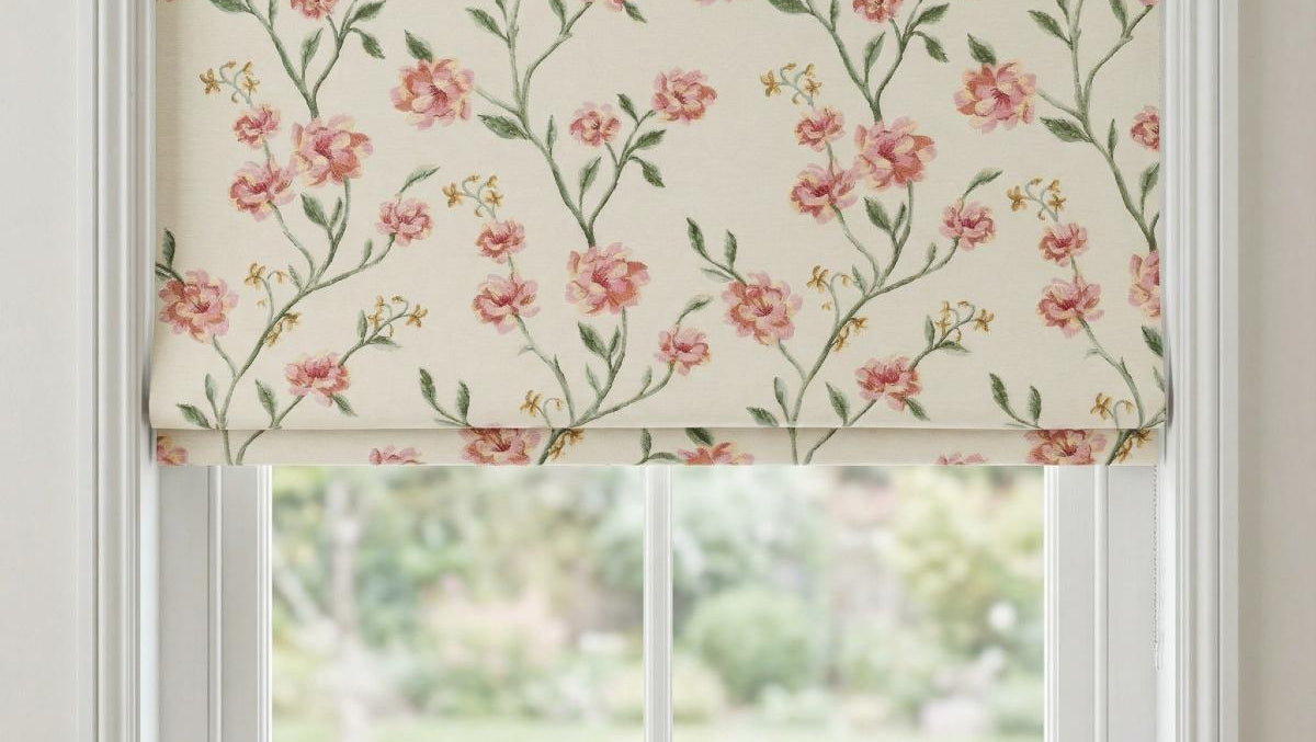 Ashley Made to Measure Roman Blind Pink