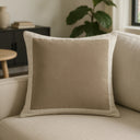 Auden Linen Velvet Cushion Cover 20" x 20" (50cm x 50cm) by Yard