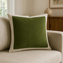 Auden Linen Velvet Cushion Cover 20" x 20" (50cm x 50cm) by Yard