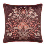 Audrey Cushion Cover 43cm x 43cm (17" x 17") - Chocolate - Audrey Cushion In Chocolate 43 X 43Cm 2