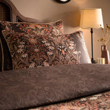 Audrey 100% Cotton Duvet Cover Set - Spice - Audrey Duvet Cover Set In Spice 2