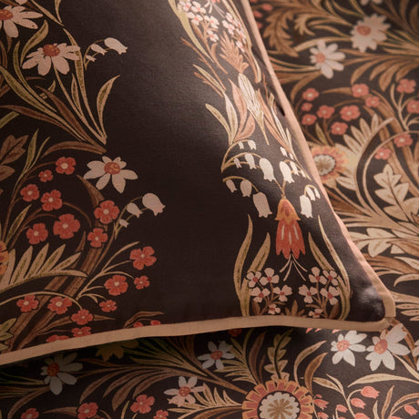 Audrey 100% Cotton Duvet Cover Set - Spice - Audrey Duvet Cover Set In Spice 3