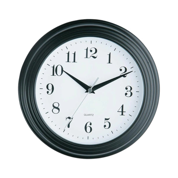 Austin White and Black Wall Clock 25cm