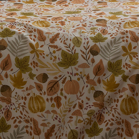 Autumn Foliage Polycotton Duvet Cover Set - Natural - Autumn Foliage Duvet Cover Set In Natural 3
