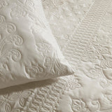 Avery Stripe Beige Microfibre Duvet Cover Set - Natural - Avery Stripe Duvet Cover Set In Natural 3