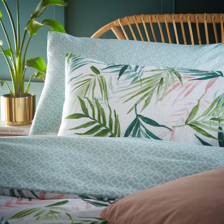 Bali Palm Duvet Cover Set by furn.
