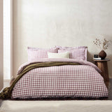 Barton Duvet Cover Set - Berry