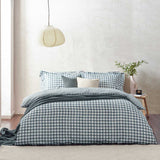 Barton Duvet Cover Set - Navy