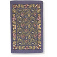 Birds & Iris Blue Cotton Tea Towel in Blue