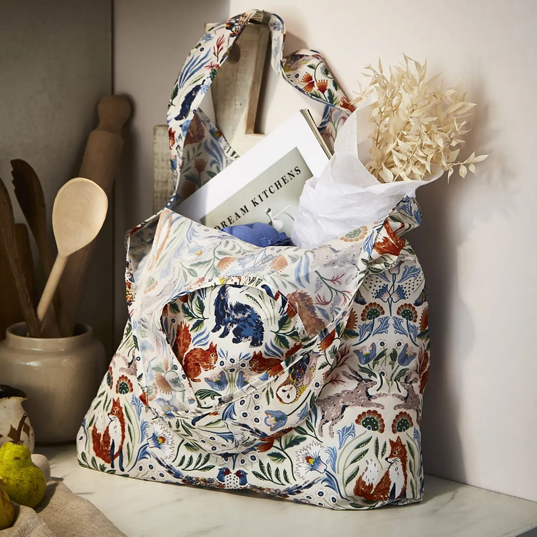 Ulster Weavers Blackthorn Floral Packable Shopping Bag
