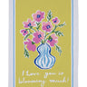 Blooming Much Cotton Tea Towel by Ulster Weavers