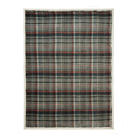Bennet Check Throw Blanket 150cm x 200cm by Dreams & Drapes