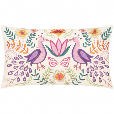 Broderie Cushion Cover / Filled Cushion 12" x 20" (30cm x 50cm) by furn.