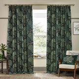 Brook Tape Top Pencil Pleat Curtains - Forest Green