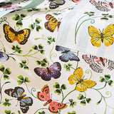 Butterfly Grove Cotton Apron in Blue