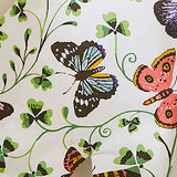 Butterfly Grove Gauntlet Oven Glove in Blue