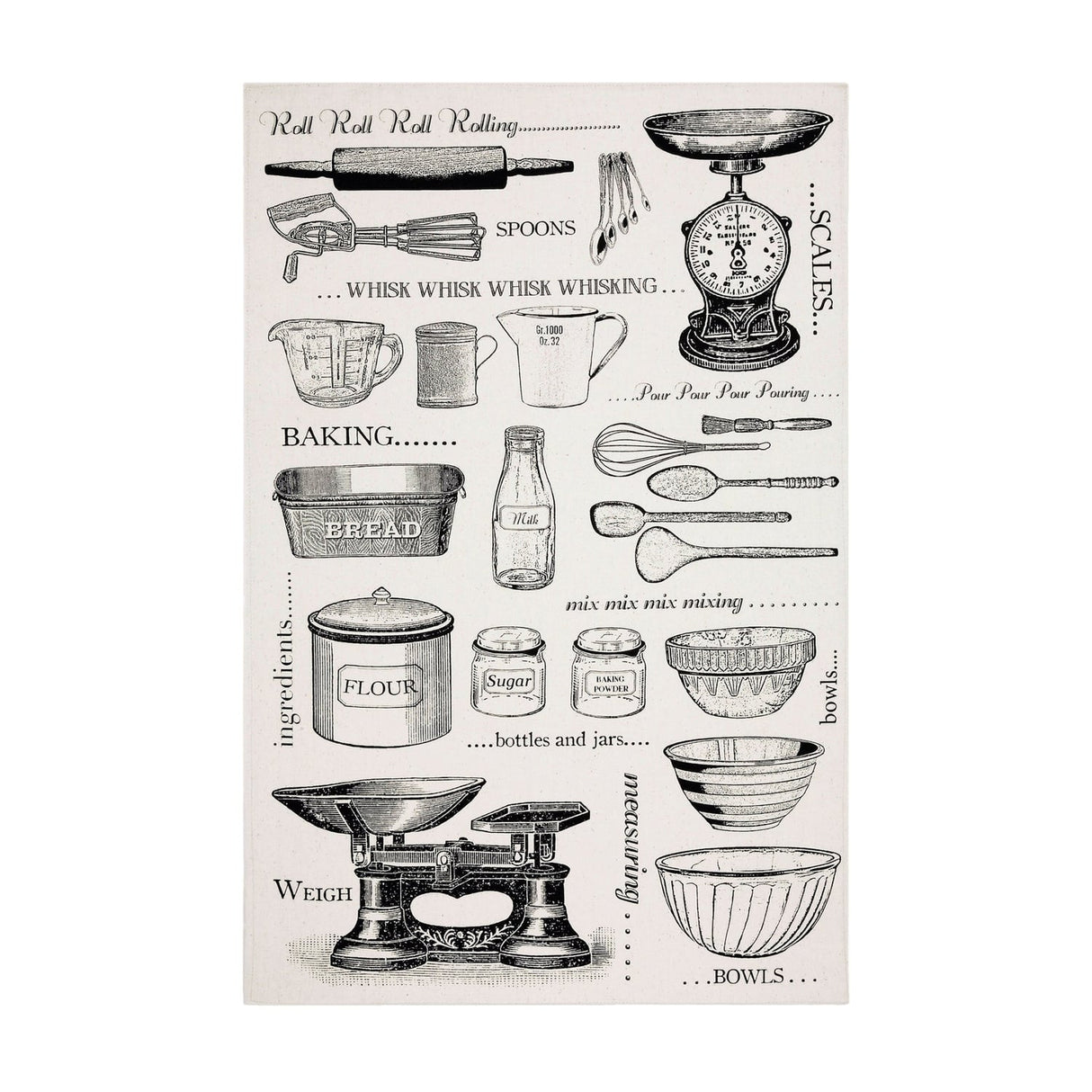 Ulster Weavers Baking 100% Cotton Tea Towel Beige