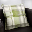 Balmoral Check Cushion Cover Cosy Tartan Pattern 43cm x 43cm - Green