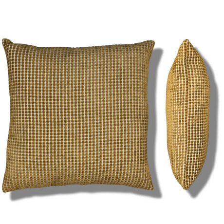 Bath Textured Chenille Cushion Cover and Filled Cushion 18" x 18" (45cm x 45cm) by Sundour