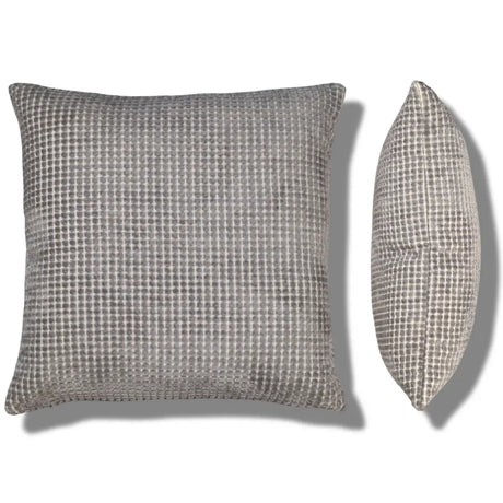 Bath Textured Chenille Cushion Cover and Filled Cushion 18" x 18" (45cm x 45cm) by Sundour