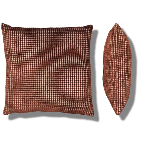 Bath Textured Chenille Cushion Cover and Filled Cushion 18" x 18" (45cm x 45cm) by Sundour