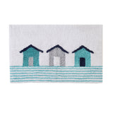 Beach Huts 100% Cotton Bath Mat - Beach Huts Bath Mat In Blue 50 X 80Cm 2
