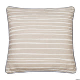 Beach Hut Outdoor Cushion Cover 43cm x 43cm - Natural - Beach Huts Outdoor Cushion In Natural 43 X 43Cm 4