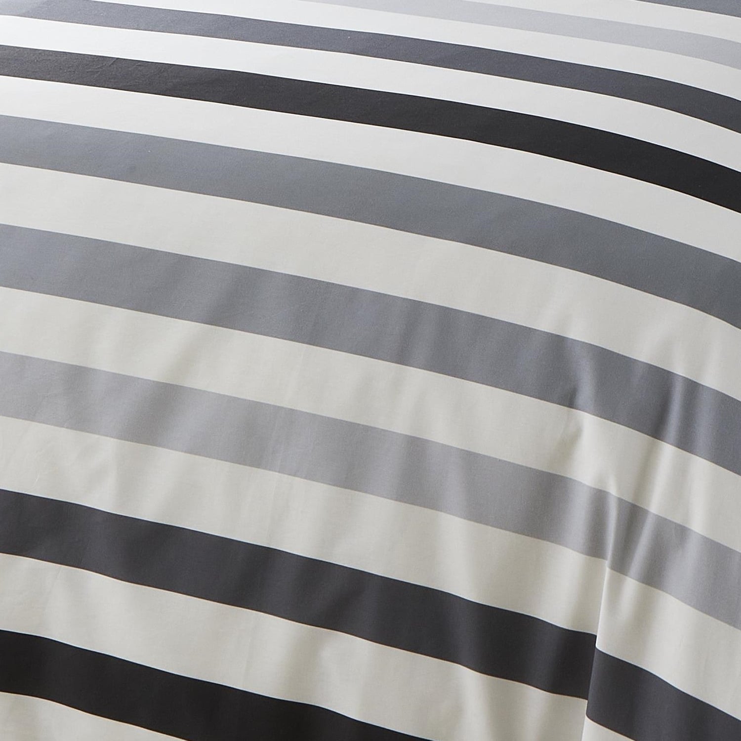 Beckett Stripe Reversible Duvet Cover Set - Mono - Beckett Stripe Duvet Cover Set In Black White 3