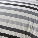 Beckett Stripe Reversible Duvet Cover Set - Mono - Beckett Stripe Duvet Cover Set In Black White 3