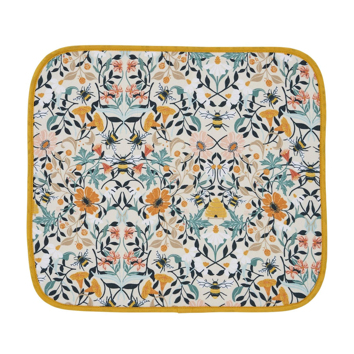 Ulster Weavers Bee Bloom Floral Dish Drying Mat