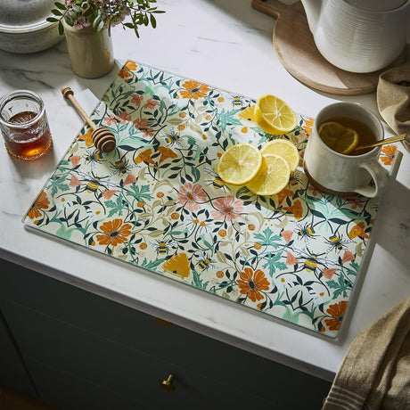 Ulster Weavers Bee Bloom Floral Glass Worktop Saver
