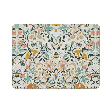 Ulster Weavers Bee Bloom Floral Placemat 4 Pack - Bee Bloom Placemat 4 Pack In Yellow 2