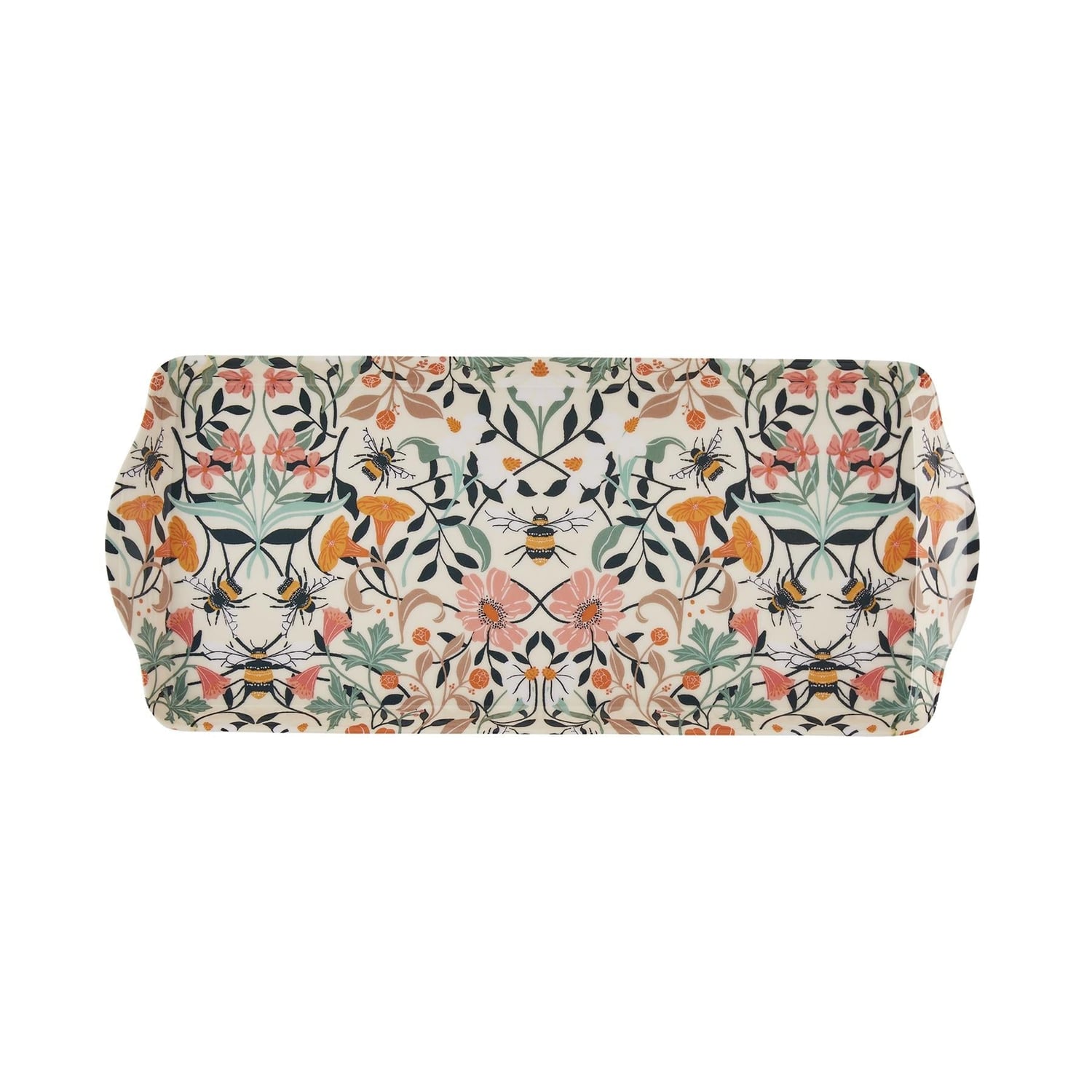 Ulster Weavers Bee Bloom Floral Small Tray - Bee Bloom Small Serving Tray In Yellow 3