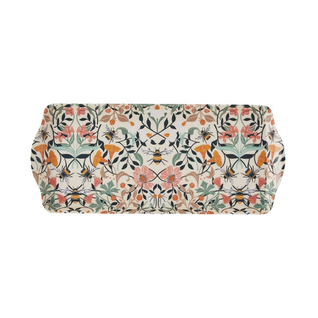 Ulster Weavers Bee Bloom Floral Small Tray - Bee Bloom Small Serving Tray In Yellow 3