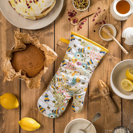 Ulster Weavers Bee Keeper Luxury 100% Cotton Gauntlet Oven Glove