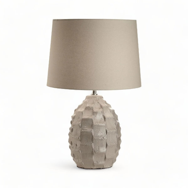 Beige and Grey Elena Table Lamp 59cm